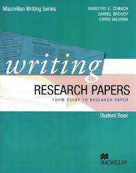 MACMILLAN WRITING STUDENT’S BOOK RESEARCH PAPERS