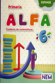 Alfa Cuaderno de Matematicas 6 Prim